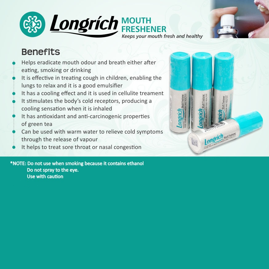 Longrich mouth freshener